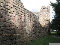 CURTAIN WALL  Curtain wall. See the castle history northofthetyne.co.uk